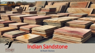 Indian Sandstone Manufacturer, Supplier & Exporter From India