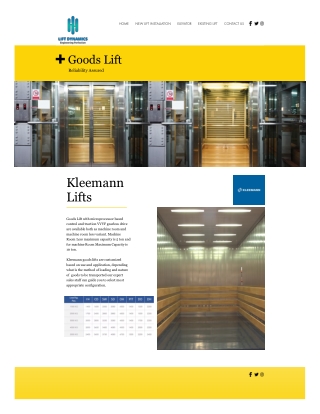 Reliable Goods Lift Solutions by Lift Dynamics for Your Business Needs