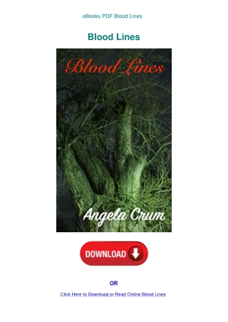 eBooks PDF Blood Lines