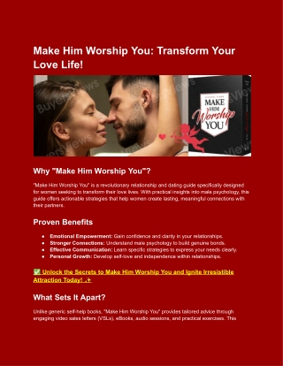 Make Him Worship You Review
