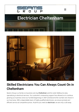 Electrician Cheltenham