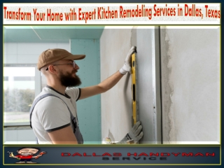 Transform Your Home with Expert Kitchen Remodeling Services in Dallas, Texas
