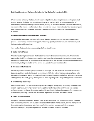 Secura International