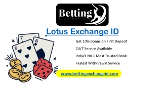 Join Lotus Betting – Instant ID Activation!