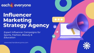 Hire Sports, Fashion, Beauty, Education Influencer marketing strategy agency