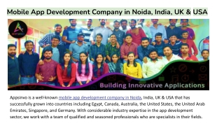 Top Mobile App Development Company in Noida @Appsinvo