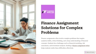 Finance-Assignment-Solutions-for-Complex-Problems