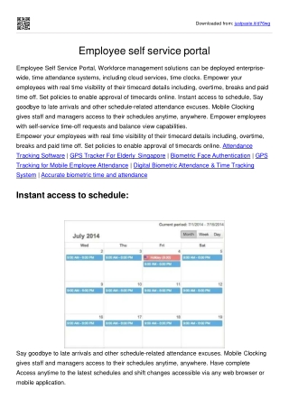 EMPOLYEE SELF  SERVICE PORTAL  --PPT