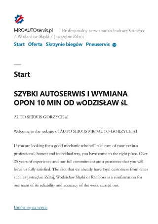 Mechanik Samochodowy