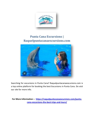 Punta Cana Excursions | Raquelpuntacanaexcursions.com