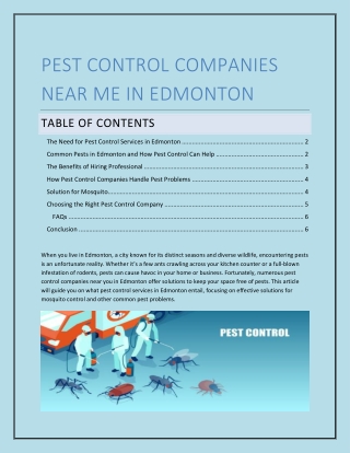 PEST CONTROL COMPANIES NEAR ME