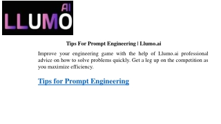 Tips For Prompt Engineering  Llumo.ai