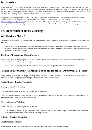 Nampa House Cleaners: Making Your Home Shine, One Room at a Time