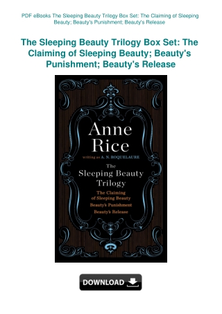 PDF eBooks The Sleeping Beauty Trilogy Box Set The Claiming of Sleeping Beauty; Beauty's Punishment;