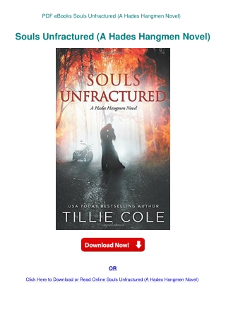 PDF eBooks Souls Unfractured (A Hades Hangmen Novel)