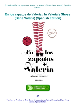 Books Read En los zapatos de Valeria  In Valeria's Shoes (Serie Valeria) (Spanish Edition)
