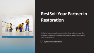 RestSol-Your-Partner-in-Restoration - water damage restoration, mold remediation, fire damage restoration, storm damage