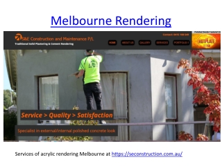 seconstruction.com.au - melbourne solid plastering