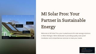 MI-Solar-Pros-Your-Partner-in-Sustainable-Energy - Top solar company in West Michigan
