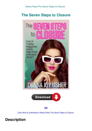 Books Read The Seven Steps to Closure