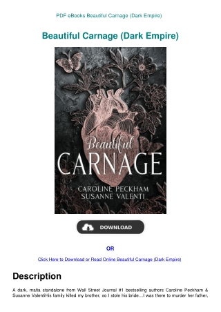 PDF eBooks Beautiful Carnage (Dark Empire)