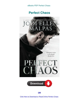 eBooks PDF Perfect Chaos