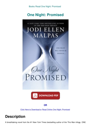 Books Read One Night Promised
