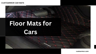 Floor Mats for Cars
