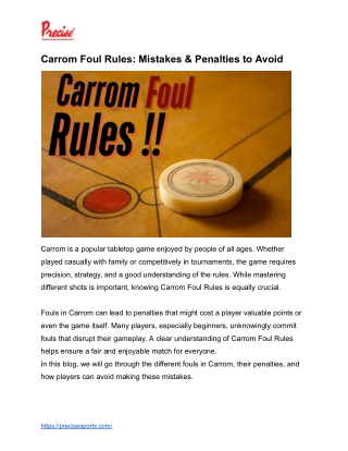 Carrom Foul Rules_ Mistakes & Penalties to Avoid