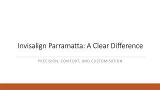 Invisalign Parramatta - A Clear Difference