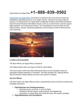 Spirit Airlines Las Vegas Office (2)