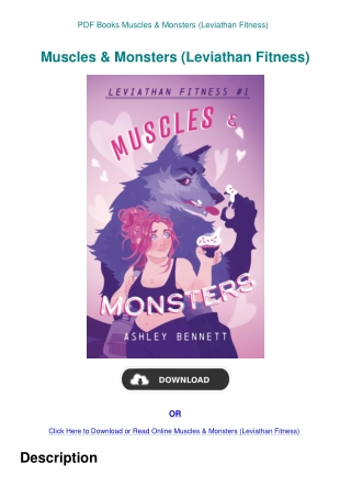 PDF Books Muscles & Monsters (Leviathan Fitness)