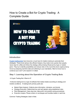 How to Create a Bot for Crypto Trading_  A Complete Guide