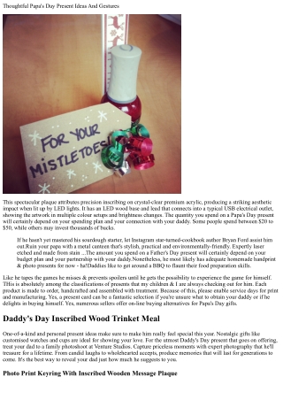 Unforgettable Father's Day Gift Concepts Venture Workshops