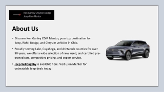 Ken Ganley CDJRF Dealership in Painesville, OH | Serving Eastlake and Geneva | K