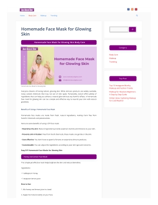 rarenaturalglow-com-body-care-homemade-face-mask-for-glowing-skin-