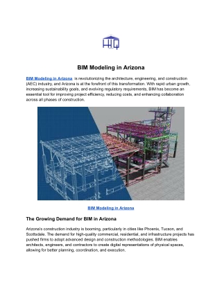 BIM Modeling in Arizona