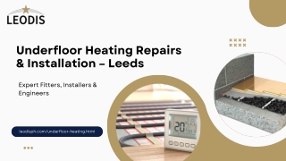 Underfloor heating repairs, fitter, specialists, installers, engineers Leeds