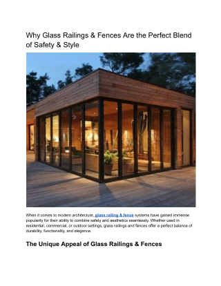 Why Glass Railings & Fences Are the Perfect Blend of Safety & Style (1)