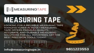 Measuring Tape Manufacturer In India