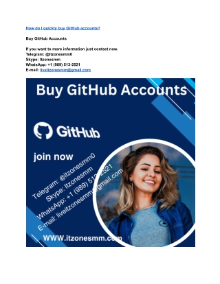 How do I quickly buy GitHub accounts_