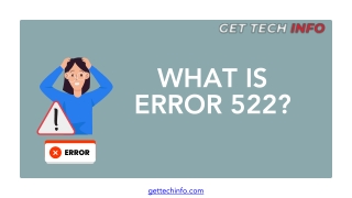 How to Fix Error Code 522?