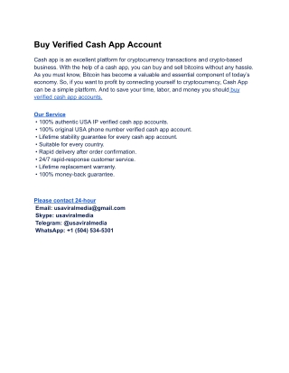 How To Buy Verified Cashapp Accounts In This Year 2025