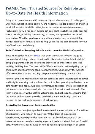 PetMD