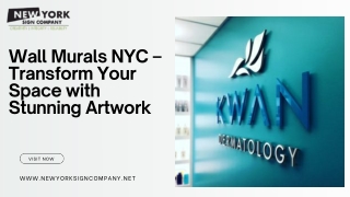 Wall Murals NYC – Transform Your Space with Stunning Artwork