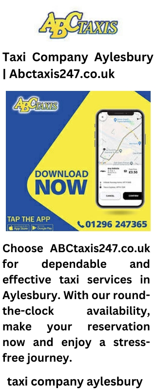 Taxi Company Aylesbury  Abctaxis247.co.uk
