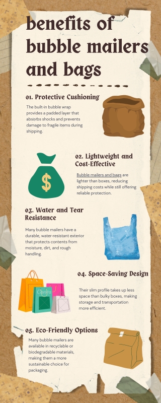 Top benefits of bubble mailers and bags