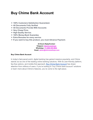 Buy Chime Bank Account (1)