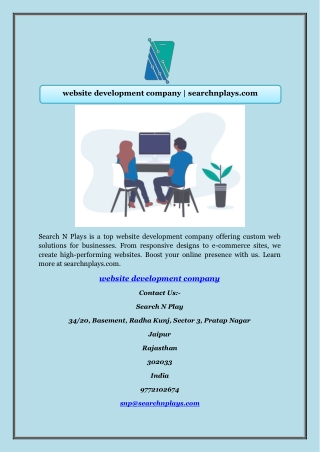 website development company | searchnplays.com