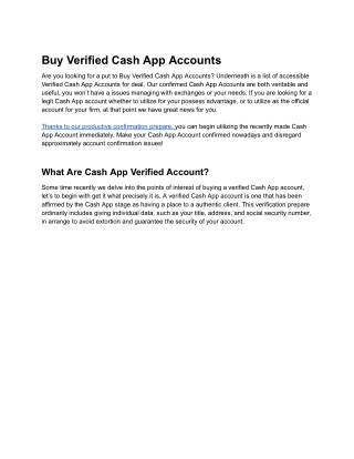 Buy Verified Cash App Accounts 2